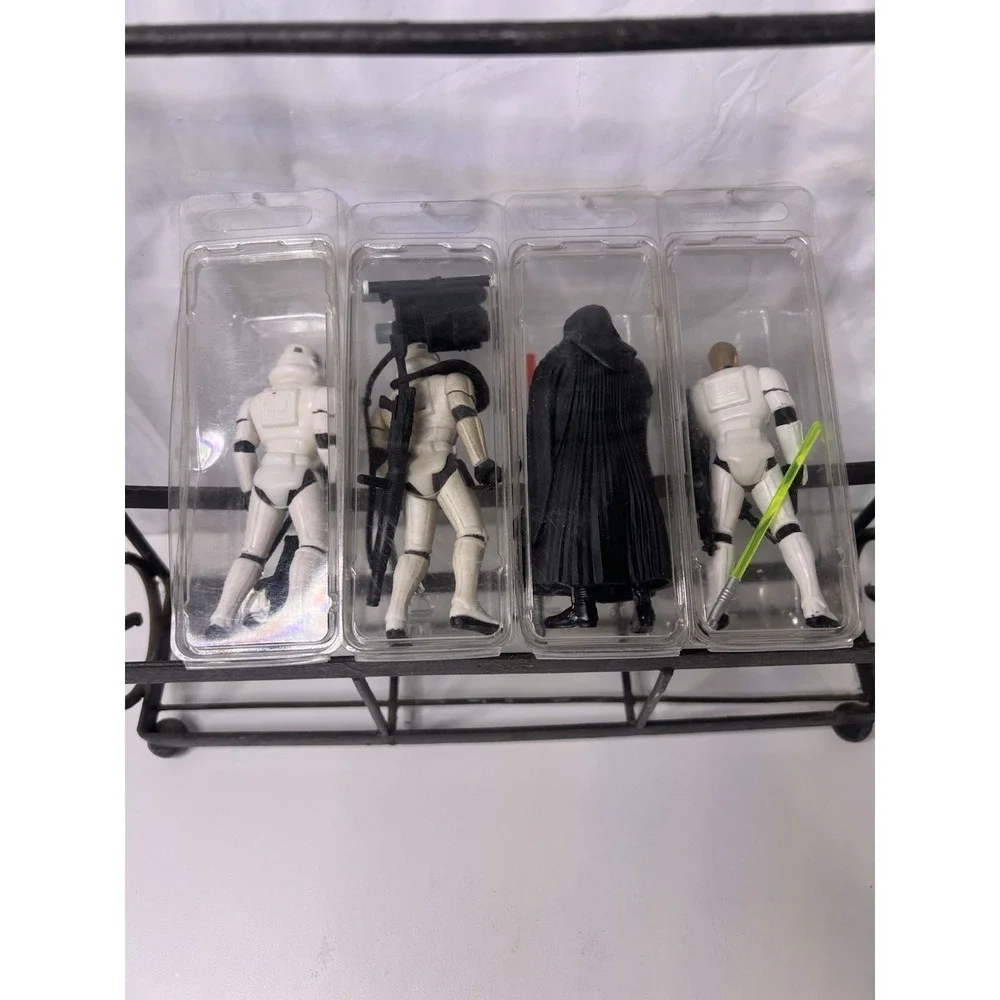 4 Kenner Star‎ Wars Figures, 1 Hasbro Figure With Accessories Lot